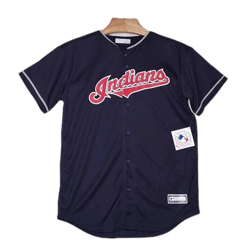 Cleveland Indians Baker Mayfield Youth Size XL TG 18/20 MLB Baseball Jersey NWT